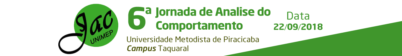 6 JAC - Jornada de Analise do Comportamento
